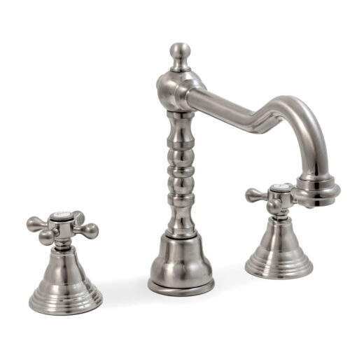 8" wide spread Kitchen faucet with cross handles