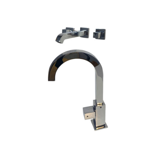 Modern Tub Filler and Sink Faucet