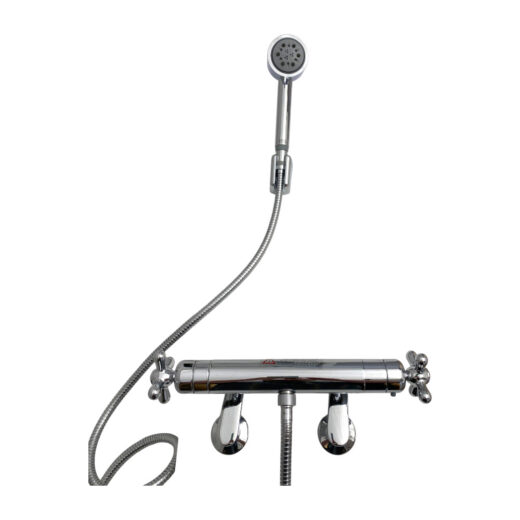 Italian Made Thermostatic Shower Bar with Hand Shower