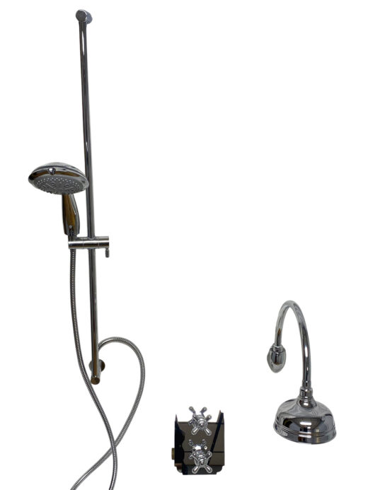 Thermostatic Shower Head and Hand shower Combo